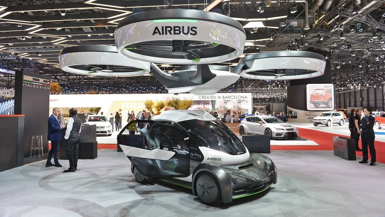 Airbus and Italdesign's Pop.Up is either flying or a car