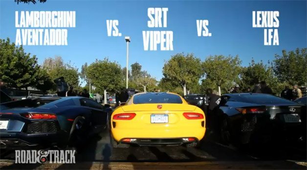 Watch an Aventador, Viper and LFA Play the Songs of Their People