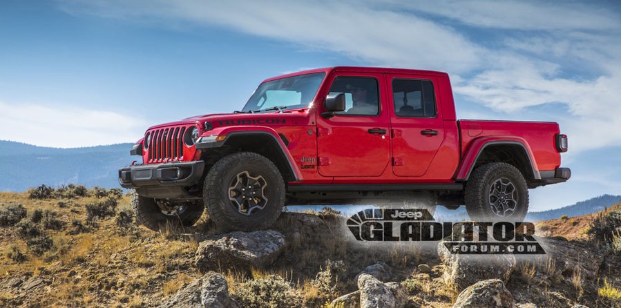 Jeep Gladiator pickup images & specs leaked online