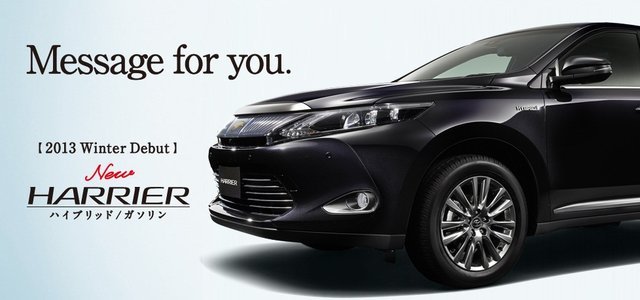 Toyota Harrier Makes a Comeback after Skipping a Generation