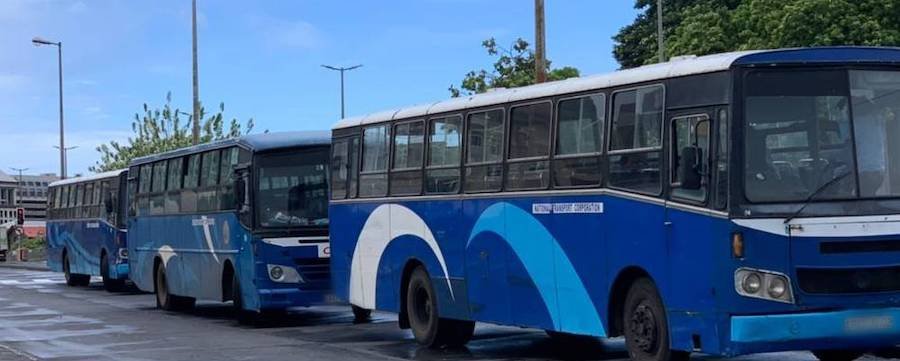 NTC buses, Mauritius (Illustration)