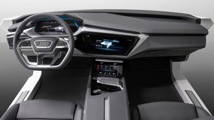Audi's CES Interior Concept Foretells a Screen-Filled A8