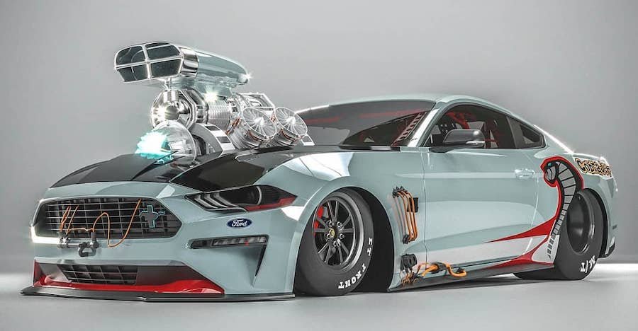 Ford Mustang Cobra Jet 1400 "Electric Evolution" Is a 1/4-Mile Dream