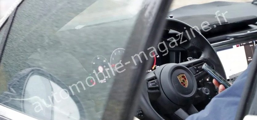 L'intérieur du Porsche Cayenne restylé déjà en photos