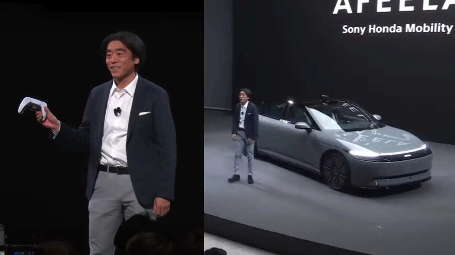 Sony Used a PS5 Controller To Drive Its New EV On Stage At CES