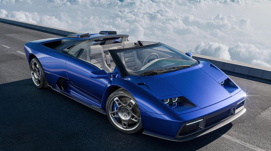 Lamborghini Diablo Roadster reimagined with 542bhp V12