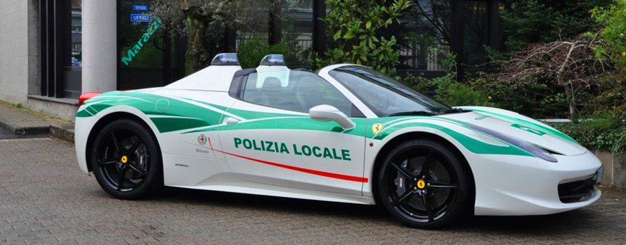 Mafia’s Former Ferrari 458 Spider Now Police Car In Milan