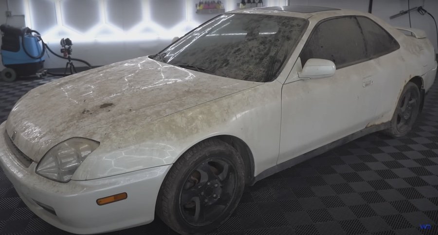 See Fifth-Gen Honda Prelude SH Get First Wash In 10 Years