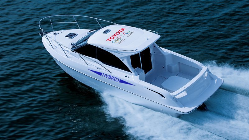 Toyota's latest hybrid is a boat