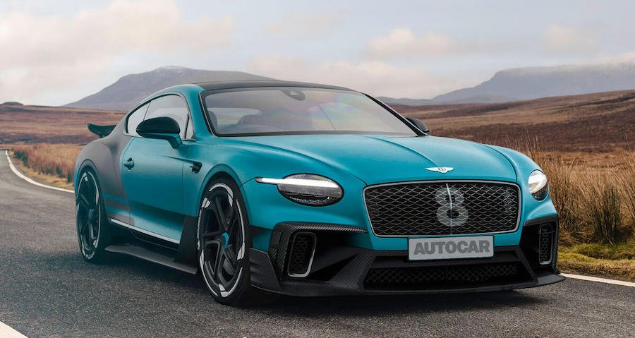 Bentley Continental Supersports render by Autocar