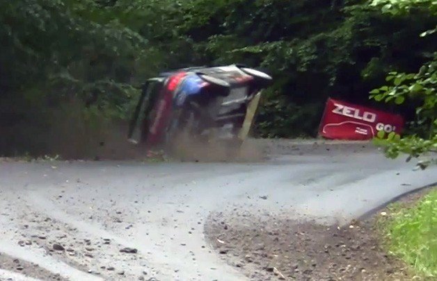 Watch What May be the World's Best Save During a Polish Rally Race