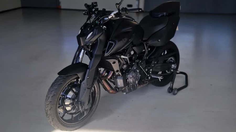 This Wild Hybrid Yamaha Motorcycle Has All-Wheel Drive, And It's Insane