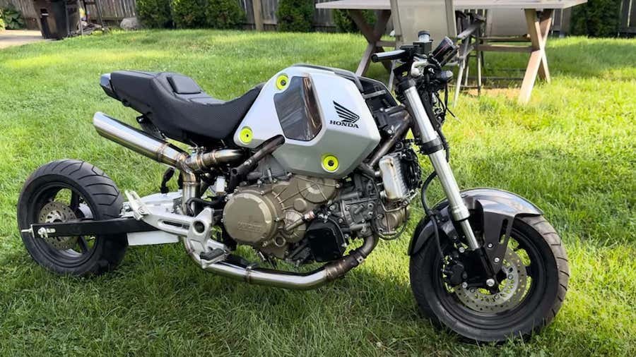 Someone Stuffed a Ducati Panigale Engine Into a Honda Grom, Because Why Not