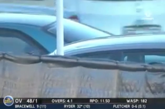 Hear This Sports Announcer Realize Moment When Ball Hits His Rental Car
