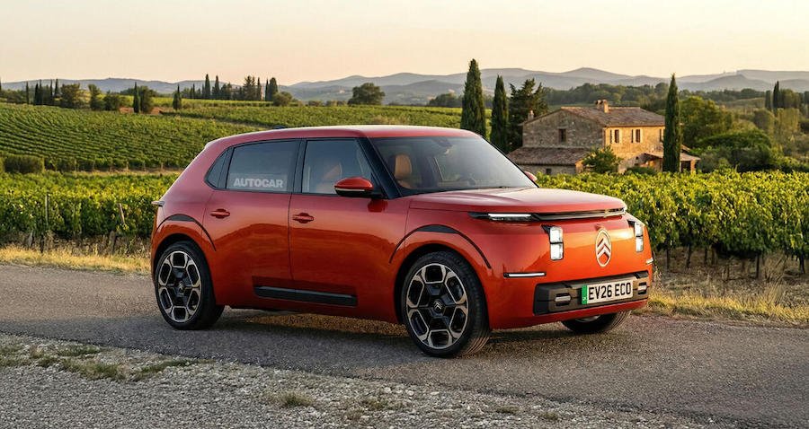 2026 Citroen C4 render by Autocar