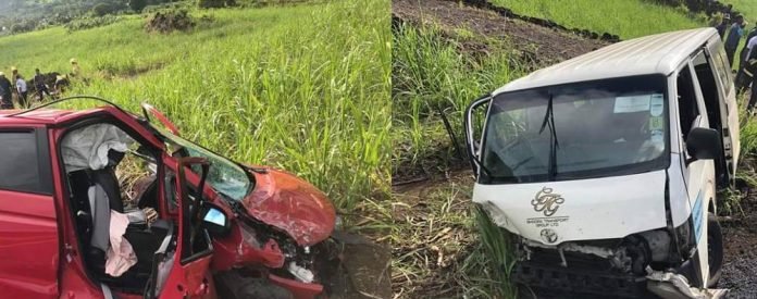 Clemencia : trois véhicules impliqués dans un grave accident