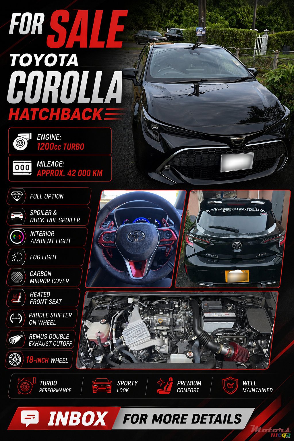 2022' Toyota Corolla 1200cc turbo photo #1