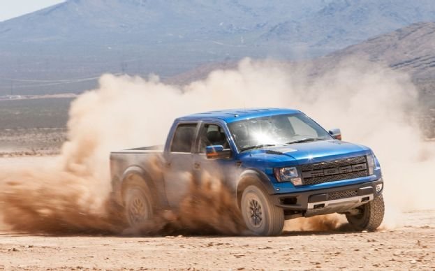 The Ford SVT Raptor Thrashes Around In The Mojave Desert