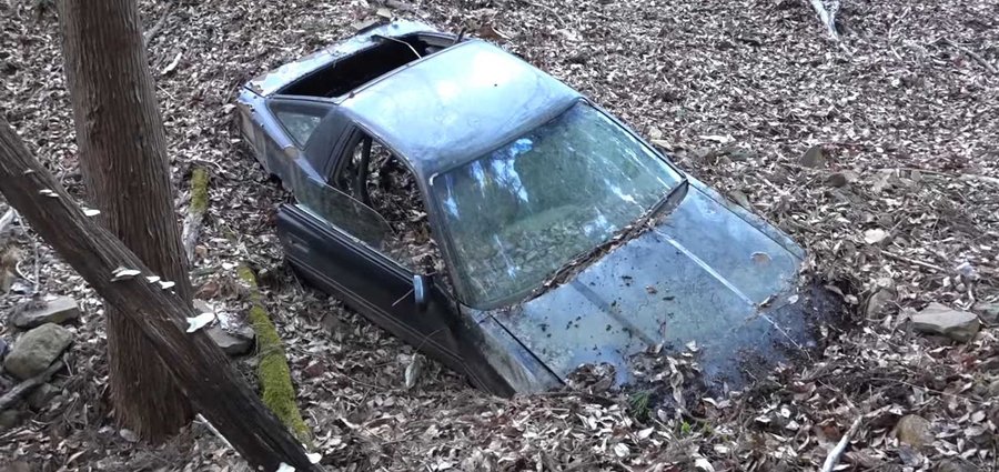 This Poor Toyota Supra Was Left To Rot On A Mountain In Japan